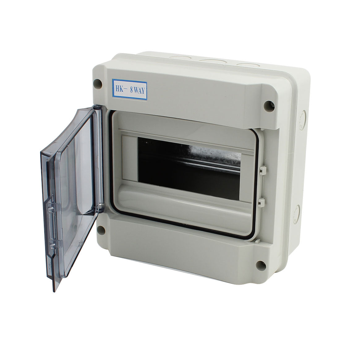 Harfington 185x185x105mm Waterproof 8 Ways Distribution Box Switch Cover for Circuit Breaker