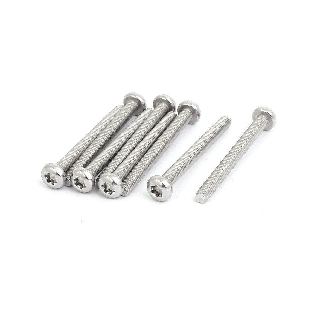 Harfington M4x40mm 316 Stainless Steel Pan Head Torx Socket Cap Security Screw 8pcs