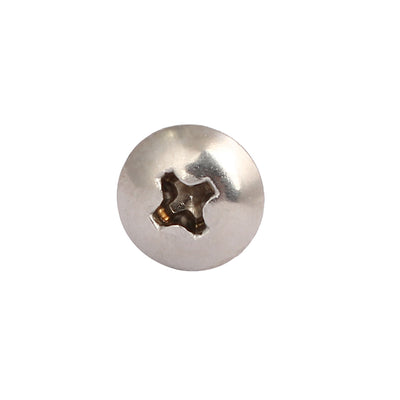 Harfington M4x12mm Thread 316 Stainless Steel Truss Phillips Head Self Tapping Screw 15pcs