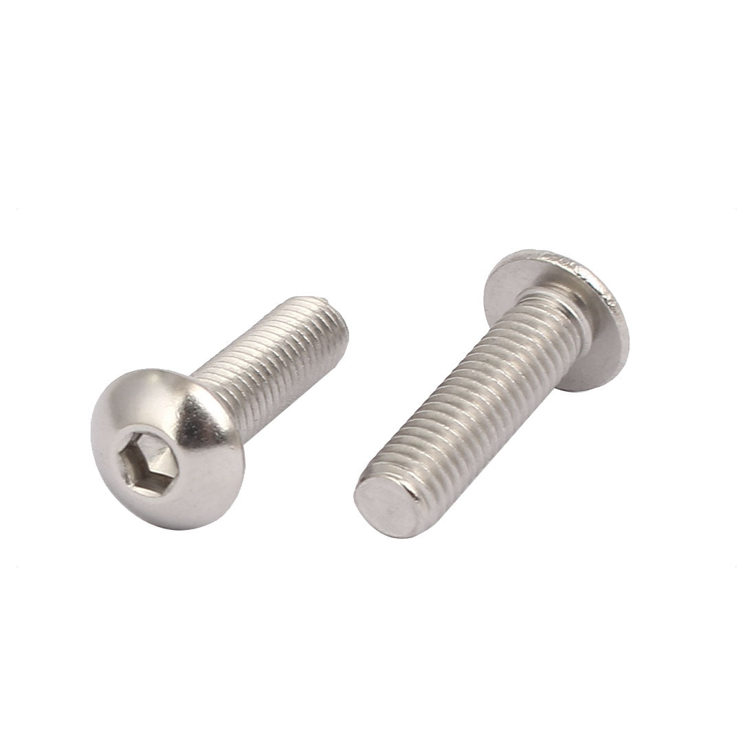 Harfington M5x18mm 316 Stainless Steel Pan Head Hex Socket Cap Screws 8pcs