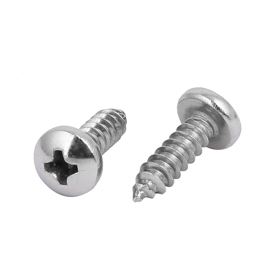 Harfington M4.8x16mm 316 Stainless Steel Phillips Pan Head Self Tapping Screws 15pcs