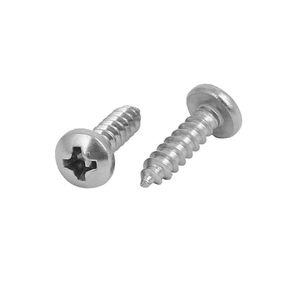 Harfington M3.5x13mm 316 Stainless Steel Phillips Pan Head Self Tapping Screws 40pcs