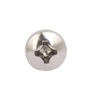 Harfington M4x45mm 316 Stainless Steel Phillips Socket Pan Head Machine Screws 15pcs