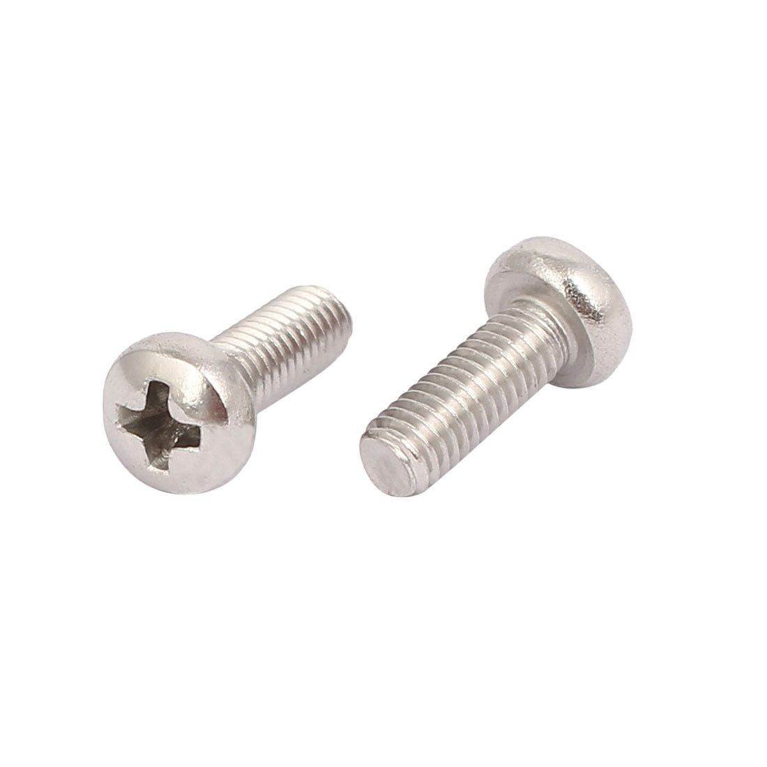 Harfington M3x8mm 316 Stainless Steel Phillips Round Pan Head Machine Screw Bolt 60pcs
