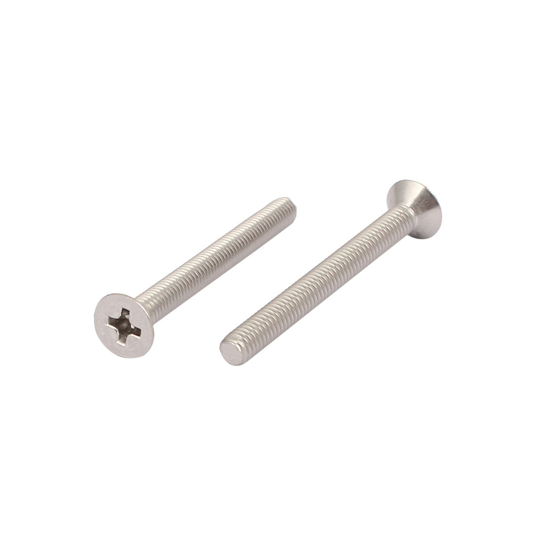 Harfington M4x40mm 316 Stainless Steel Phillips Socket Flat Head Machine Screws 15pcs