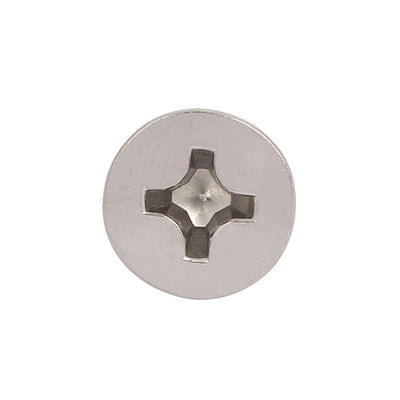 Harfington M4x20mm 316 Stainless Steel Phillips Socket Flat Head Machine Screws 25pcs