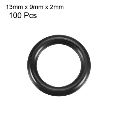 Harfington Nitrile Rubber O-Rings, Metric Nitrile Rubber Sealing Gasket Pack of 100