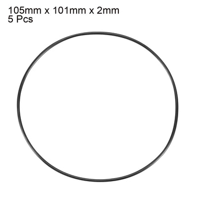 Harfington Nitrile Rubber O-Rings, Metric Nitrile Rubber Sealing Gasket 5Pcs