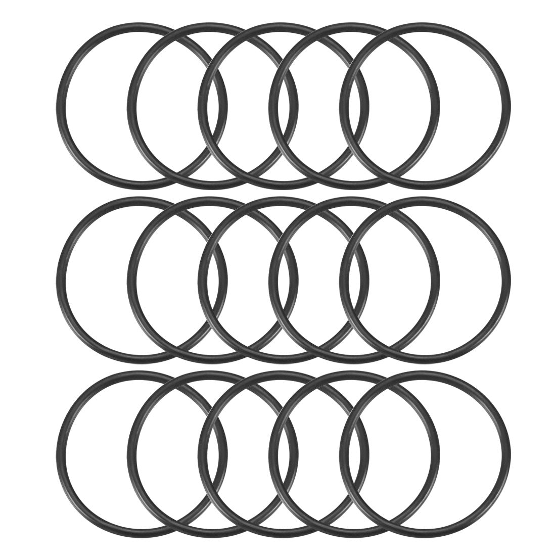 Harfington Nitrile Rubber O-Rings, Metric Nitrile Rubber Sealing Gasket, Pack of 15
