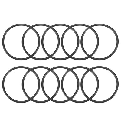 Harfington Nitrile Rubber O-Rings Metric Nitrile Rubber Sealing Gasket Black Pack of 10