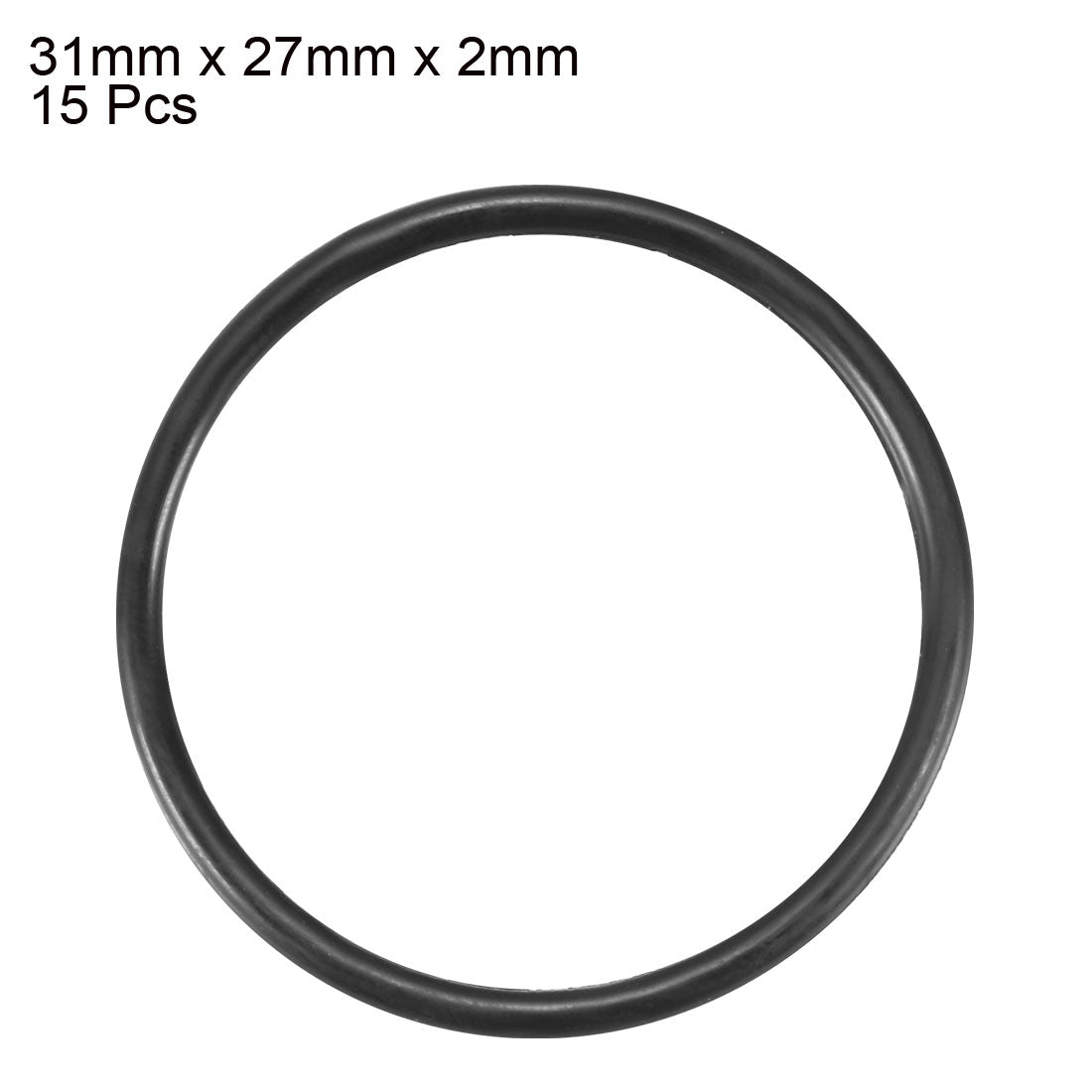 Harfington Nitrile Rubber O-Rings, Metric Nitrile Rubber Sealing Gasket, Pack of 15
