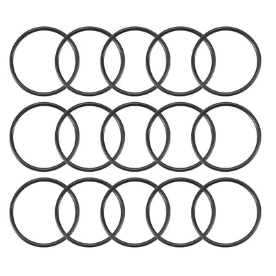 Harfington Nitrile Rubber O-Rings, Metric Nitrile Rubber Sealing Gasket, Pack of 15