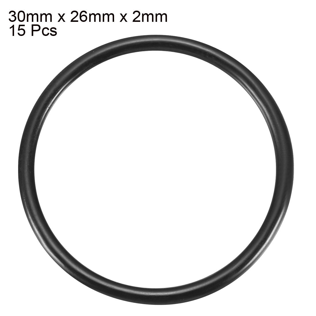 Harfington Nitrile Rubber O-Rings, Metric Nitrile Rubber Sealing Gasket, Pack of 15