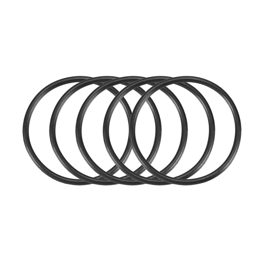Harfington Nitrile Rubber O-Rings, Metric Nitrile Rubber Sealing Gasket 5Pcs