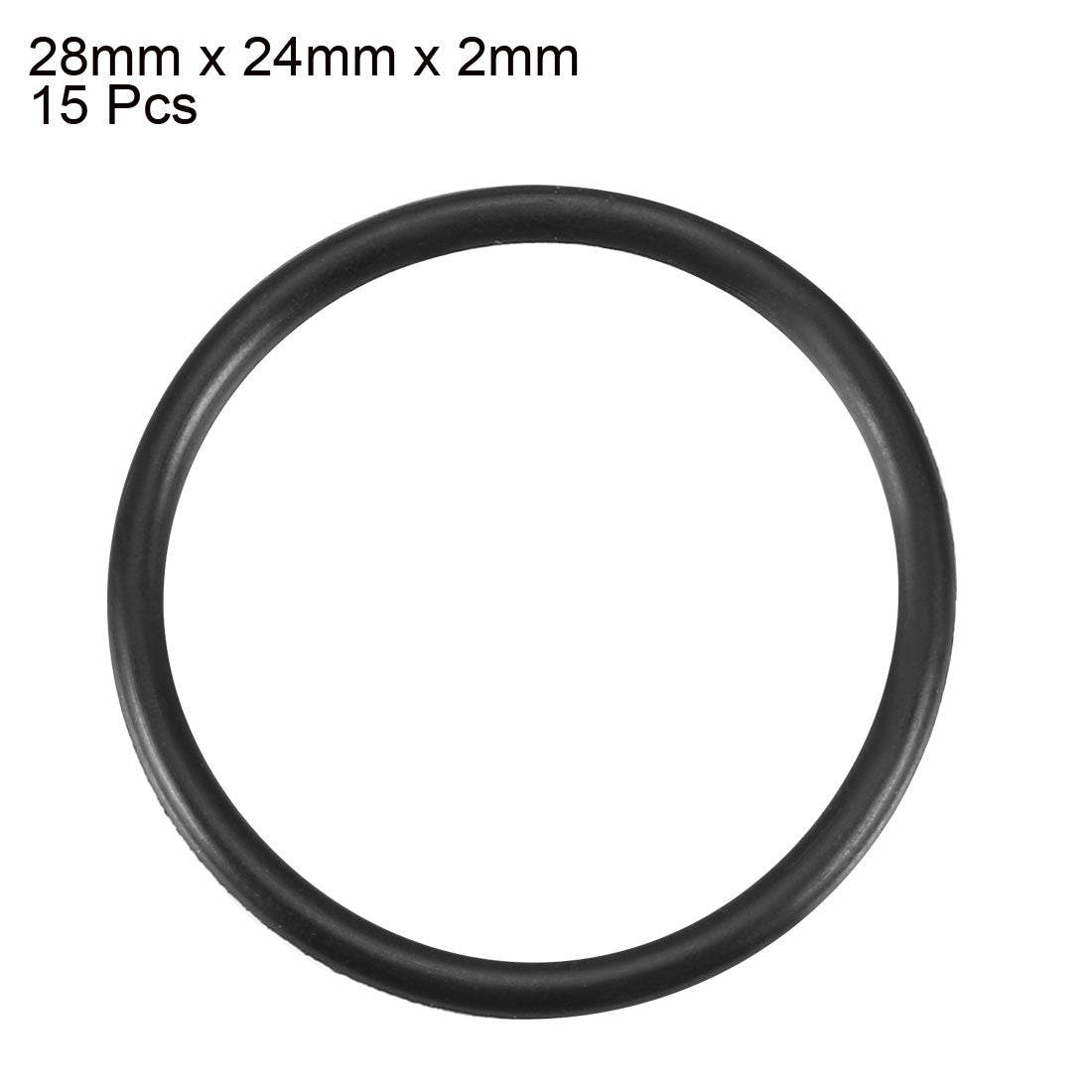 Harfington Nitrile Rubber O-Rings, Metric Nitrile Rubber Sealing Gasket, Pack of 15