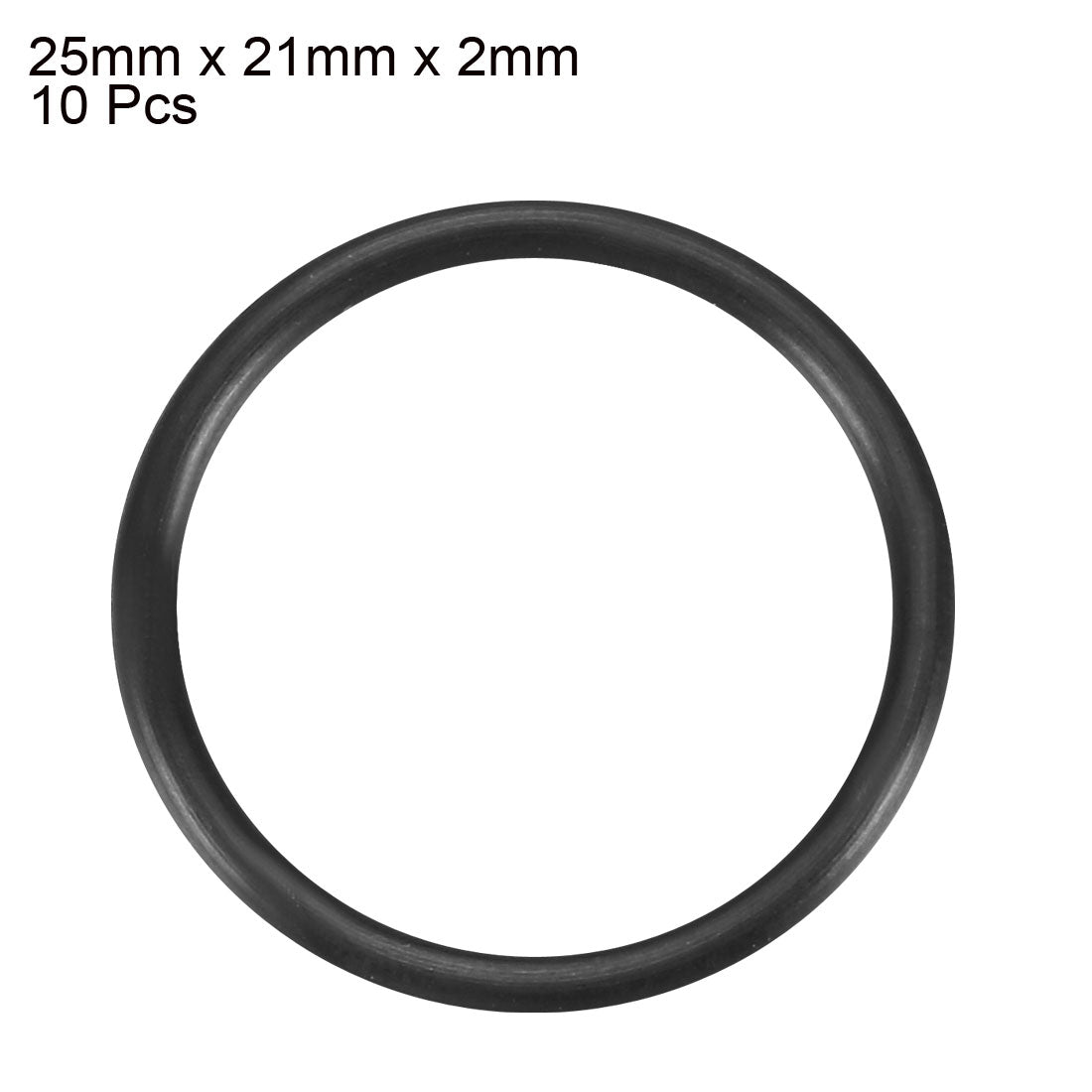 Harfington Nitrile Rubber O-Rings Metric Nitrile Rubber Sealing Gasket Black Pack of 10