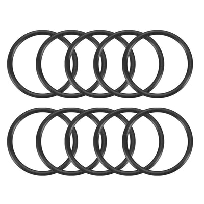 Harfington Nitrile Rubber O-Rings Metric Nitrile Rubber Sealing Gasket Black Pack of 10