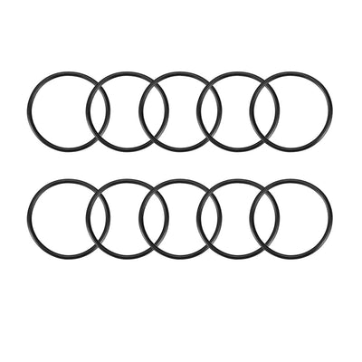 Harfington Nitrile Rubber O-Rings Metric Nitrile Rubber Sealing Gasket Black Pack of 10