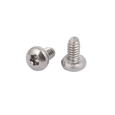 Harfington M1.6 x 3mm 304 Stainless Steel Torx Pan Head Screws Bolts Fasteners 50pcs