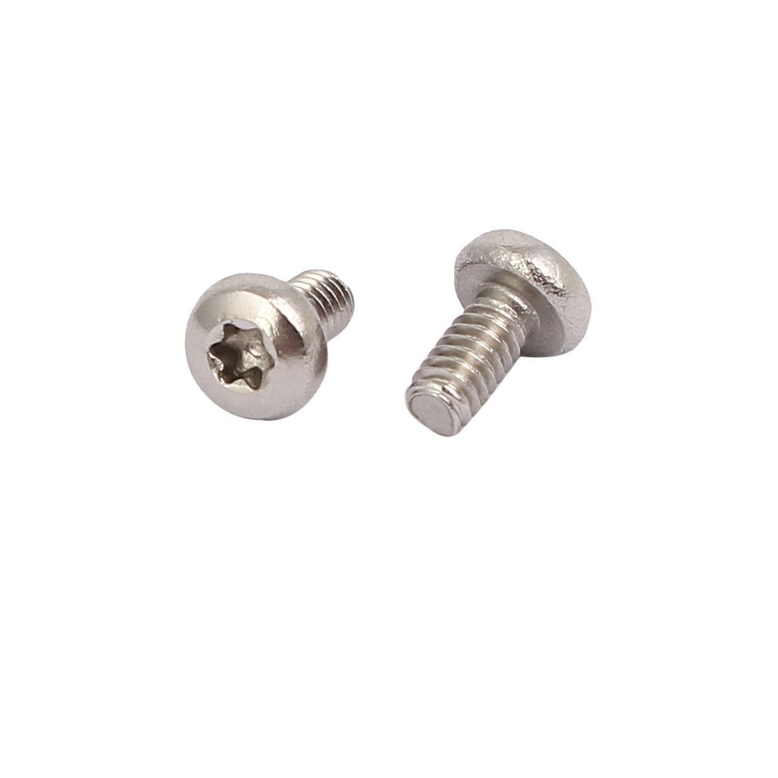 Harfington M2x4mm 304 Stainless Steel Button Head Torx Socket Screws Fastener 30pcs
