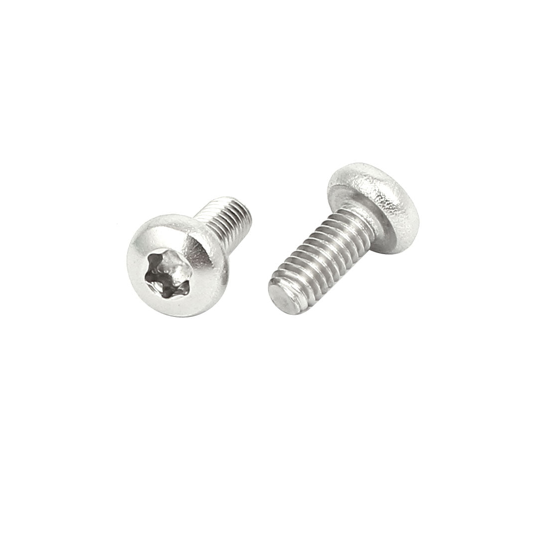 Harfington M2.5x6mm 304 Stainless Steel Button Head Torx Socket Screws Fastener 50pcs