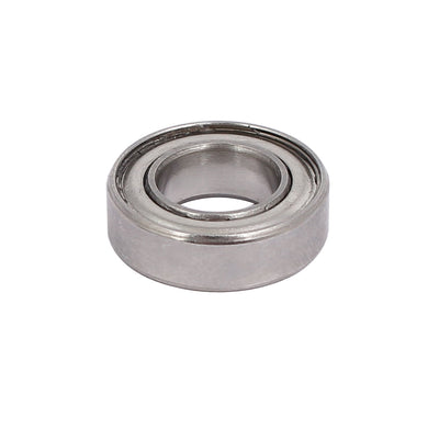 Harfington 17mmx9mmx5mm 689 Stainless Steel Shielded Deep Groove Ball Bearing 2pcs