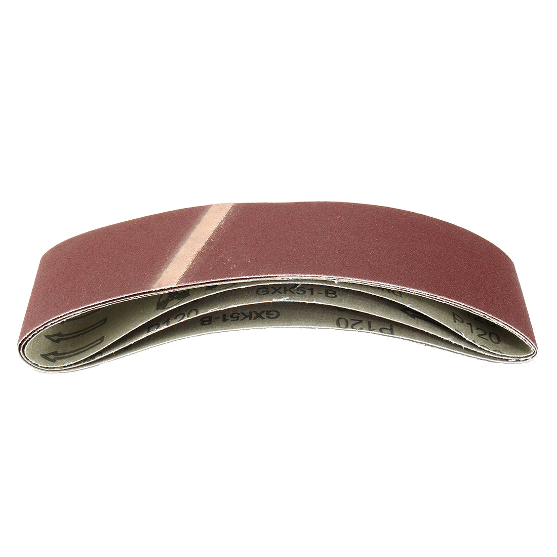 Harfington 3-Inch x 21-Inch Aluminum Oxide Sanding Belt Lapped Joint 3pcs