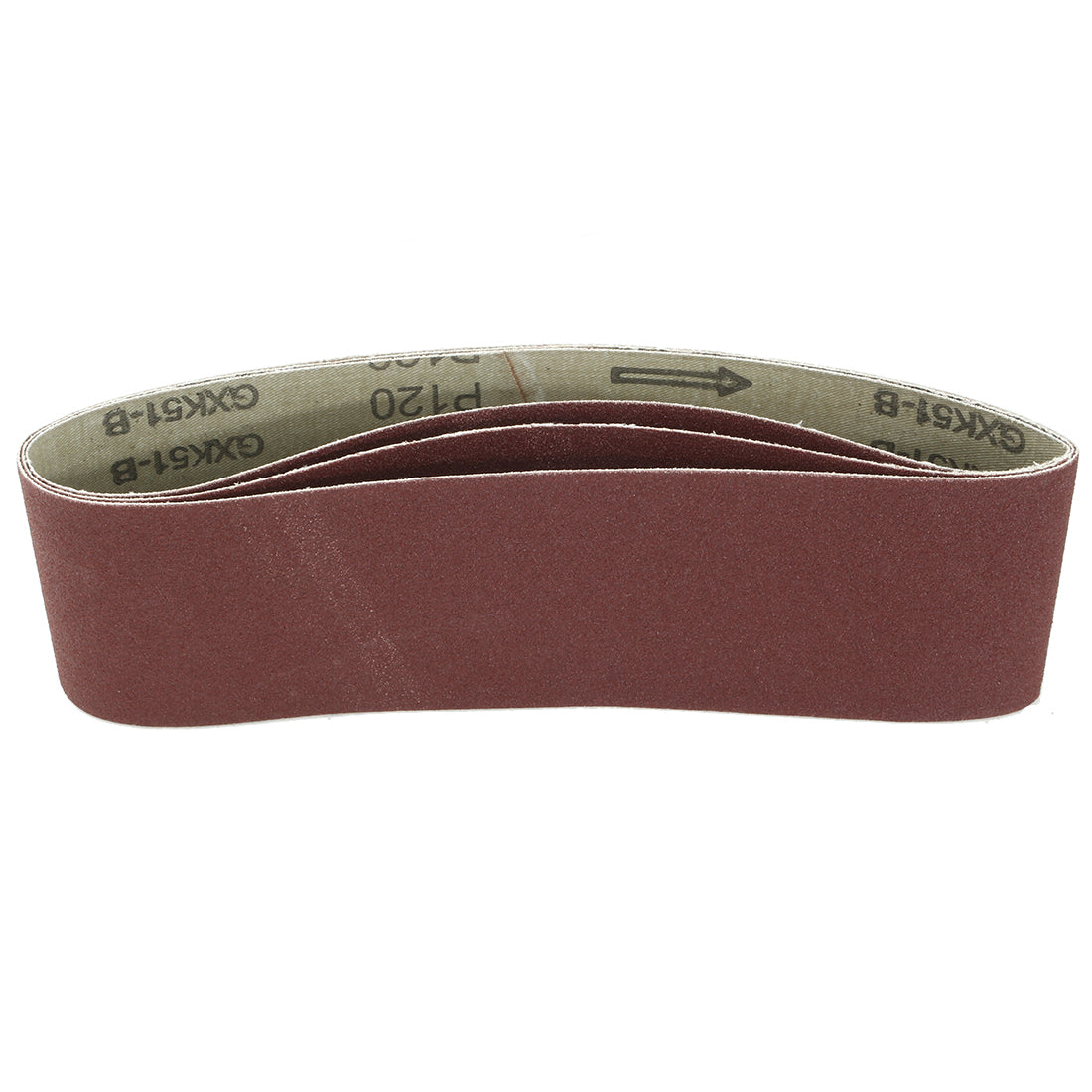 Harfington 3-Inch x 21-Inch Aluminum Oxide Sanding Belt Lapped Joint 3pcs