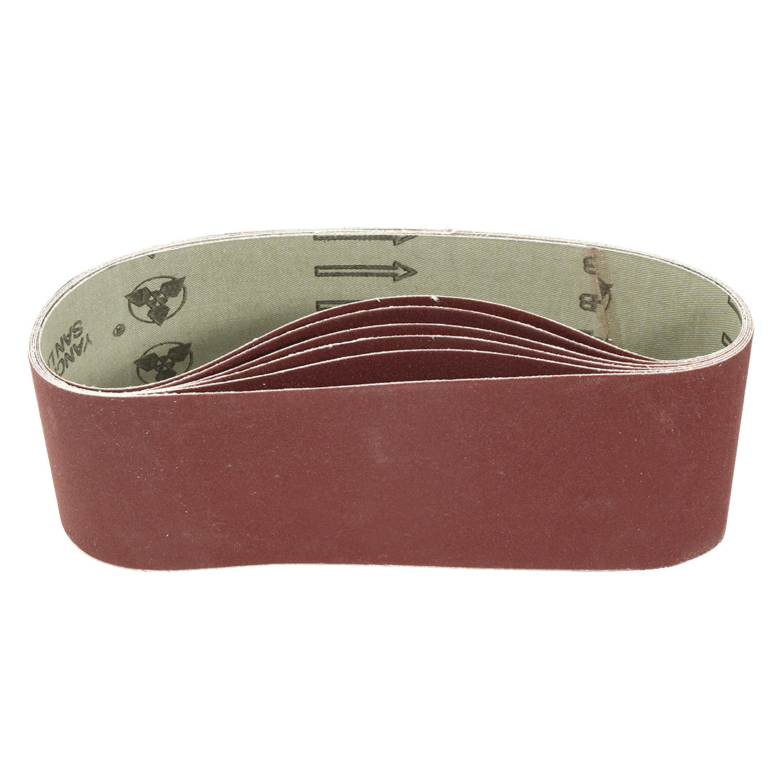 Harfington 3-Inch x 21-Inch Aluminum Oxide Sanding Belt Lapped Joint 6pcs