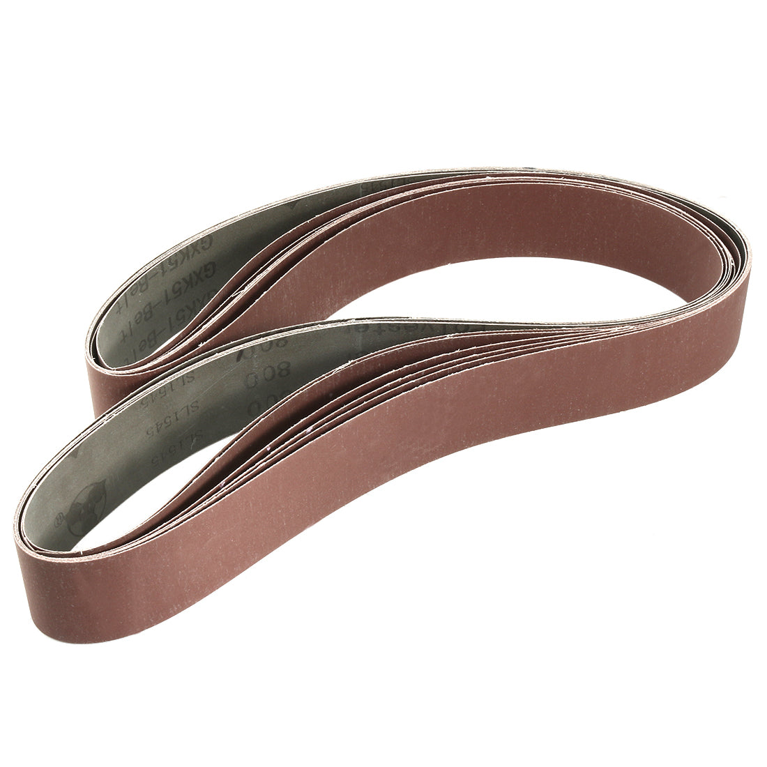 Harfington 2-Inch x 72-Inch Aluminum Oxide Sanding Belt 800 Grits Flush Joint 6pcs