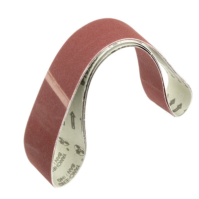 Harfington 2-Inch x 42-Inch Aluminum Oxide Sanding Belt 180 Grits Lapped Joint 3pcs