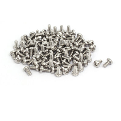 Harfington M3x6mm 304 Stainless Steel Button Head Torx Screws Fasteners 100pcs