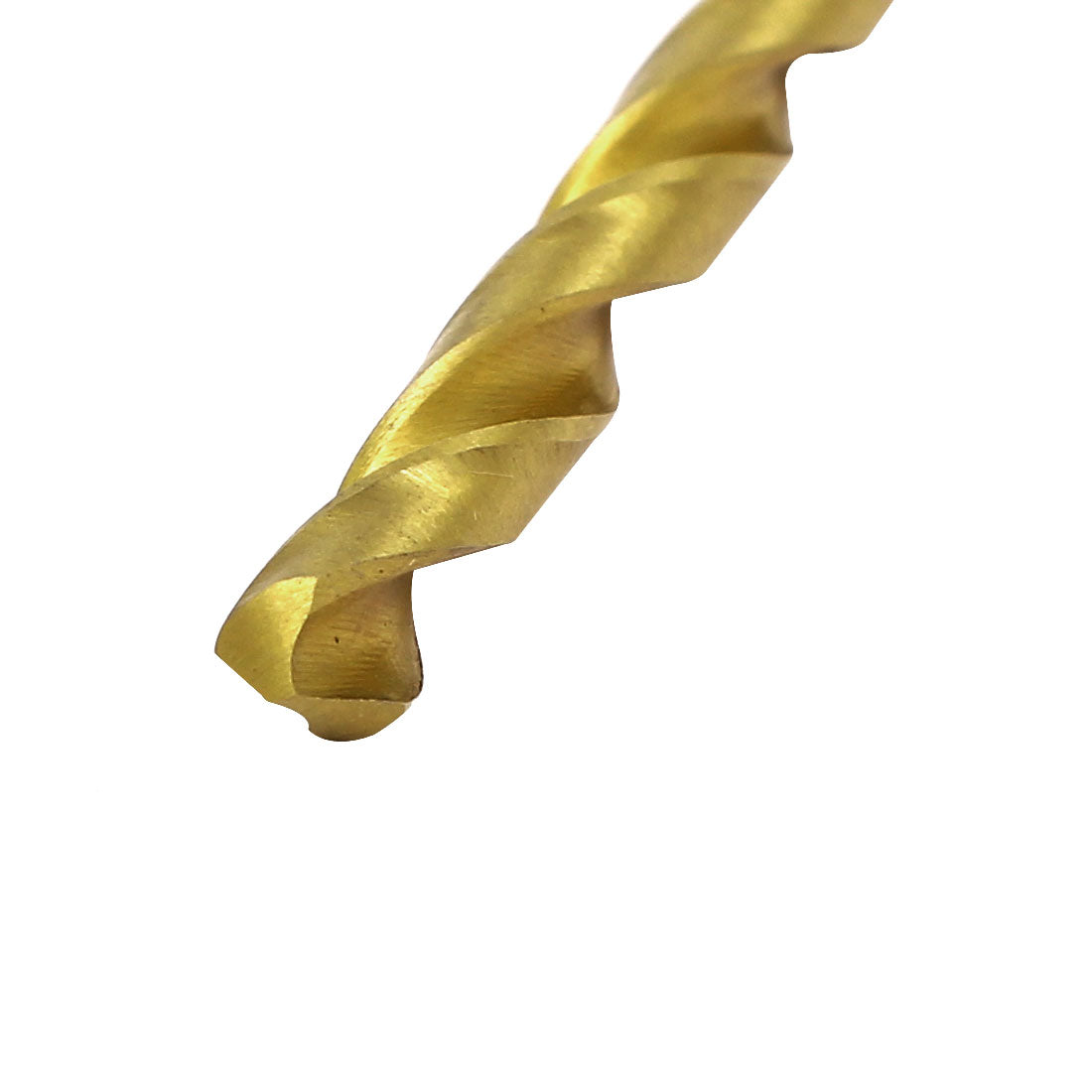 Harfington 2pcs 8.9mm Drilling Dia Titanium Plated Double Flutes Twist Drill Bit