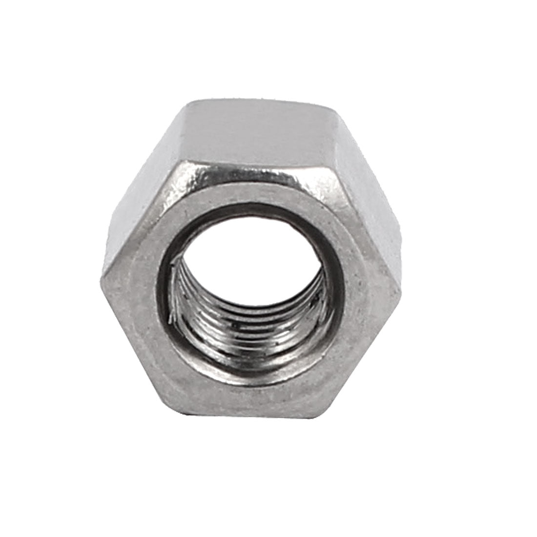 Harfington M5x8mmx8mm Female Thread Straight Hex Rod Coupling Connector Nuts 8pcs