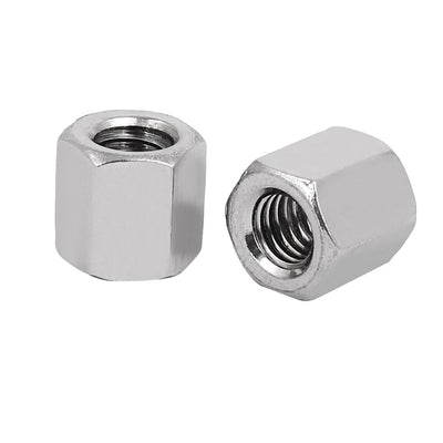 Harfington M6x10mmx10mm Female Thread Straight Hex Rod Coupling Connector Nuts 8pcs