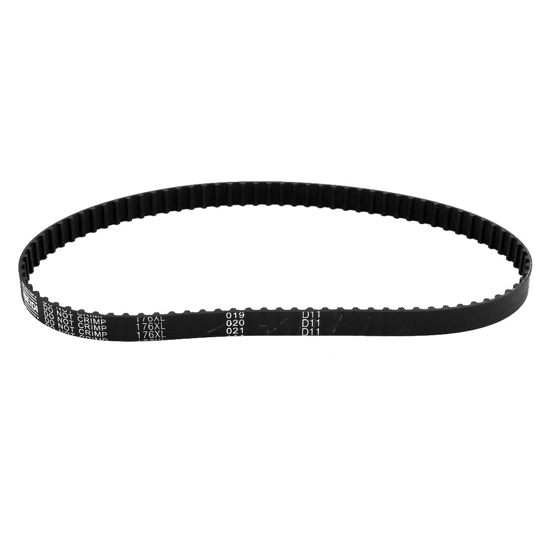 Harfington 176XL 88 Teeth 1cm Width 5.08mm Pitch Stepper Motor Rubber Timing Belt Black