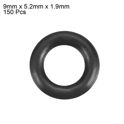 Harfington Nitrile Rubber O-Rings Metric Nitrile Rubber Sealing Gasket Pack of 150