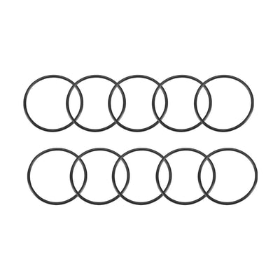 Harfington Nitrile Rubber O-Rings Metric Nitrile Rubber Sealing Gasket Black Pack of 10