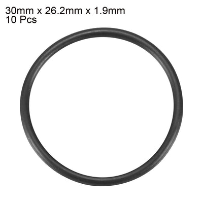 Harfington Nitrile Rubber O-Rings Metric Nitrile Rubber Sealing Gasket Black Pack of 10