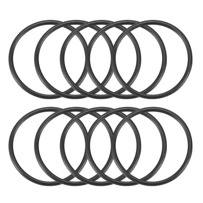 Harfington Nitrile Rubber O-Rings Metric Nitrile Rubber Sealing Gasket Black Pack of 10