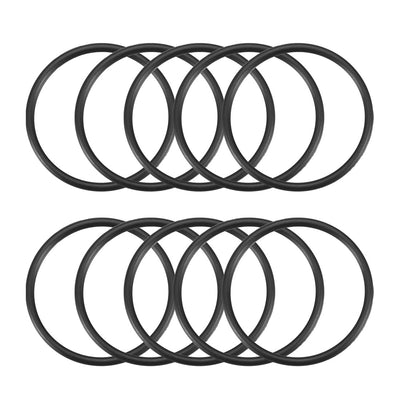 Harfington Nitrile Rubber O-Rings Metric Nitrile Rubber Sealing Gasket Black Pack of 10