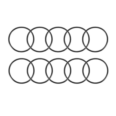 Harfington Nitrile Rubber O-Rings Metric Nitrile Rubber Sealing Gasket Black Pack of 10