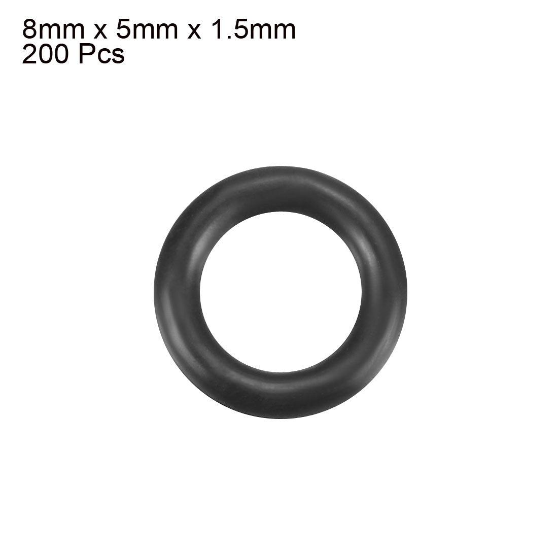 Harfington Nitrile Rubber O-Rings Metric Buna-N Sealing Gasket Pack of 200