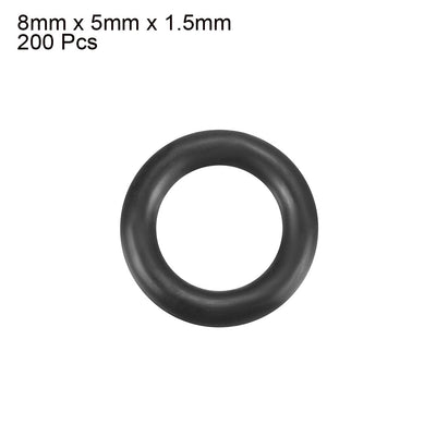 Harfington Nitrile Rubber O-Rings Metric Buna-N Sealing Gasket Pack of 200