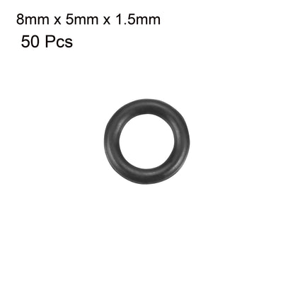 Harfington Nitrile Rubber O-Rings Metric Nitrile Rubber Sealing Gasket Pack of 50