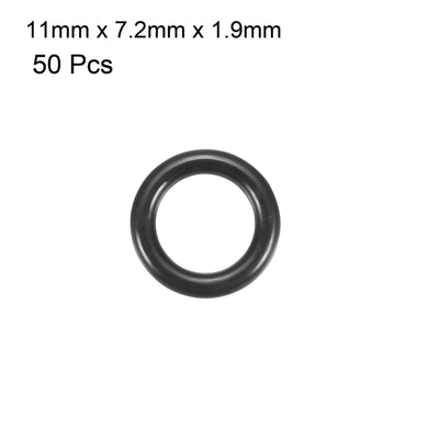 Harfington Nitrile Rubber O-Rings Metric Nitrile Rubber Sealing Gasket Pack of 50