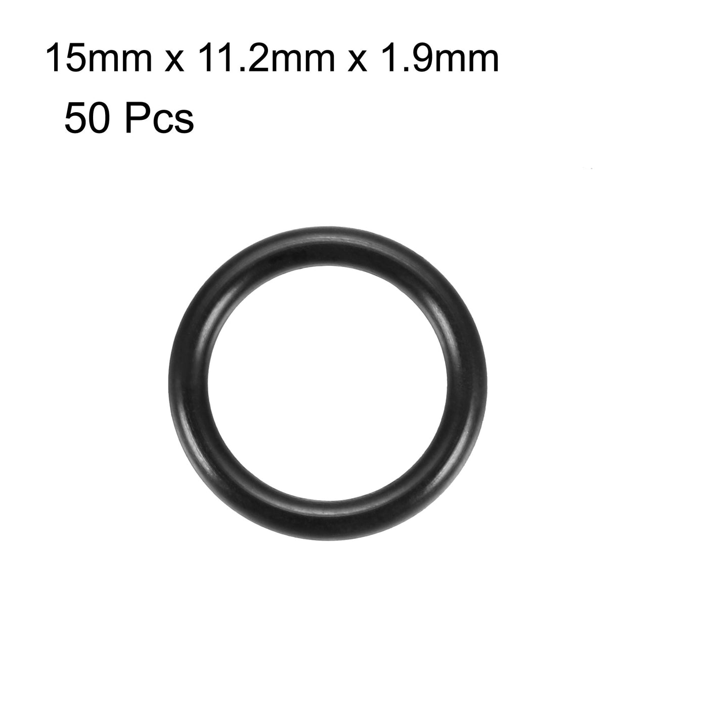 Harfington Nitrile Rubber O-Rings Metric Nitrile Rubber Sealing Gasket Pack of 50
