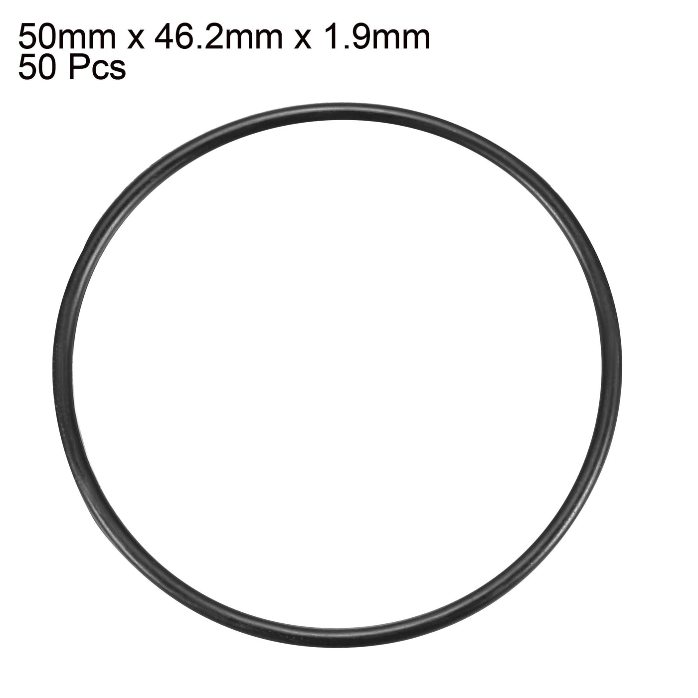 Harfington Nitrile Rubber O-Rings Metric Nitrile Rubber Sealing Gasket Pack of 50