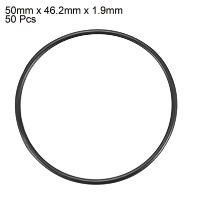 Harfington Nitrile Rubber O-Rings Metric Nitrile Rubber Sealing Gasket Pack of 50