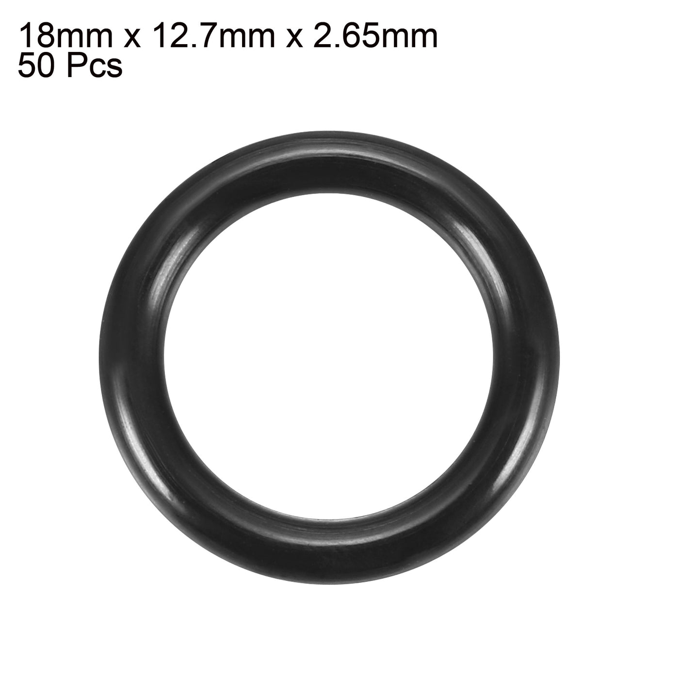 Harfington Nitrile Rubber O-Rings Metric Nitrile Rubber Sealing Gasket Pack of 50